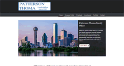 Desktop Screenshot of pattersonthomafamilyoffice.com